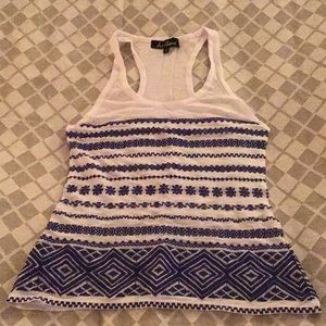 Euc Sam Edelman boho embroidered tank